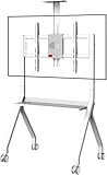 Verstellbarer mobiler TV-Ständer mit feststellbaren Rädern für 4275 Whiteboard, ideal für Büro,...