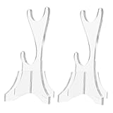 BESPORTBLE 2 Stück Doppelstöckiger Schwerthalter Schwertständer Desktop Displayhalter Transparent...