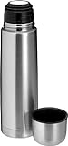 PROJECTS Thermoskanne 1l Edelstahl Isolierkanne 1 Liter | Thermosflasche auslaufsicher doppelwandig...