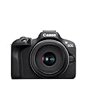Canon EOS R100 (Gehäuse) mit RF-S 18–45mm & 55–210mm is STM – 24,1 MP APS-C Systemkamera...