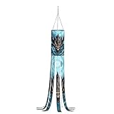 WHJWXC Halloween-Windsack, 101,6 cm, ohne Licht, für Outdoor-Dekorationen, Urlaub, Weihnachten,...