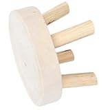 TINEASUR Massiver Holz Blumentopfständer Niedriger Pflanzenhocker 14X9cm Wetterfest Glatte Kanten...