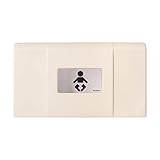 FOUNDATIONS Ultra 200-EH Wandwickeltisch in Creme | Wickelkommode/Wickeltisch klappbar aus...