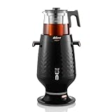 Arzum Ehlikeyf Semowar, Elektrischer Türkischer Teekocher, 2200W, 3,5L Wasserkocher, 1,2L Glas...
