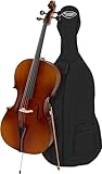 Classic Cantabile Student Cello 4/4 - gesperrte Fichtendecke - Boden, Zarge, Hals und Steg aus Ahorn...