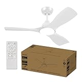 Philips Deckenventilator mit festem Flügel, 3 Flügel, klein (42'), 28 W LED-Licht,...
