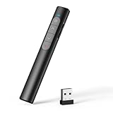 elzle Präsentations-Fernbedienung, Wireless Presenter Clicker, 2.4GHz PowerPoint Fernbedienung mit...