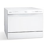 Midea ST 3.6F wi Tischgeschirrspüler, 6 Waschprogramme, Startzeitvorwahl, Extra Trockungs-Funktion,...