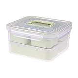 Garneck 6st Auslaufsichere Brotdosen Mikrowelle Knackiger Haushalt Crisper Lunchbehälter Mit...