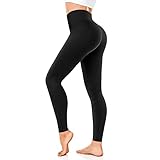 FuelMeFoot Leggings Damen High Waist Blickdicht Leggins mit Bauchkontrolle Slim Fit Angenehm Weiche...