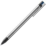 LAMY logo 3-colours – mehrfarbiger Kugelschreiber aus Edelstahl (schwarz, blau, rot) mit...