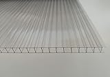 15x Hohlkammerplatten Doppelstegplatten 1200 x 800 x 4 mm Polycarbonat Stegplatten Gewächshaus