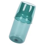 Homoyoyo Multifunktionale Glas Wasserkaraffe 550ml mit Tasse und Deckel Hitzebeständig Transparent...