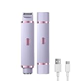Fazvncv Doppelkopfschaber, 2-in-1-Haarschneider, elektrisch, für Damen, Unterarm, privater Bereich,...