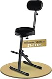 Classic Cantabile ST-200 PRO Stehhilfe Stehstuhl Stehsitz Bügelstuhl (massives Stahlgestell,...