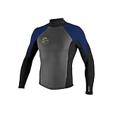 O'Neill Wetsuits Herren Standard O'Rival 2/1 mm Reißverschluss hinten Wetsuit Jacke,...