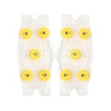 Folpus Kletter Anti Rutsch Spikes, Steigeisen mit 5 Zähnen, Schnee Und Eiskrallen, Schuhspikes,...