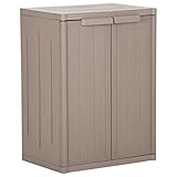 Schränke & Aufbewahrungsschränke & Schließfächer - Garten Aufbewahrungsschrank Braun 65x45x88 cm...
