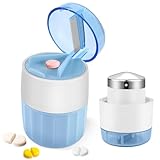 Fefod 3 in 1 Tablettenmörser, Tabletten Mörser Klein, Tabletten Zerkleinern mit...