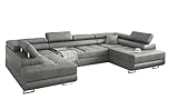 Ecksofa MIAMI U eckcouch mit schlaffunktion und bettkasten, U Form Couch, Eckcouch mit...