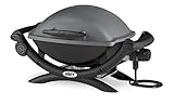 Weber Q1400 Elektrogrill, 43 x 32cm Grillfäche, portabler BBQ Grill, 2-geteilter...