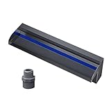 Anpassbarer 203,2 cm Wasserfall-Überlauf für Teiche und Gärten, grauer Wasserbrunnen für Villen,...