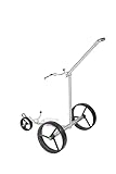 Parccurate K3 Kolibri lago Edelstahl Lithium Elektrotrolley Golftrolley Golfcart in Titanoptik mit...