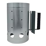 tepro Grillzubehör Anzündkamin aus Stahl, schwarz lackiert, 17 cm , sorgt für schnelles...