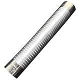 VALICLUD Metall Ofenrohr Flexibel Edelstahl Kaminabzug Rauchrohr Øcm für Küche Bad Abluft Rohr...