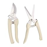 GALPADA 2 Stück Ergonomische Rutschfeste Astschneider mit Langlebigem Federmechanismus für...