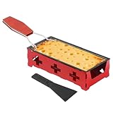Raclette Käse, Multifunktionale Antihaft, Schmelzofen mit Antihaft Zubehör, Für Barbecue Grillen...