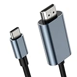USB C auf HDMI Kabel 4K@60Hz 1440P@120Hz Type-C auf HDTV Konverter Thunderbolt 5 4 3 auf HDMI 2.0...