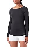 Triumph Damen Flex Smart Lsl Ex 01 Pajama Top, Schwarz, L EU