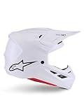 Alpinestars S-M7 Solid Helm Ece06 M, weiß glänzend