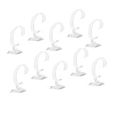 TEHAUX 10 Stück Transparenter Uhrenständer Groß aus Robustem Kunststoff Armband und Schmuckhalter...