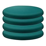 FYGZHMS 4er Set Runde Memory Schaum Stuhlkissen, 3-6cm Dick, rutschfest & Waschbar | Bequeme...