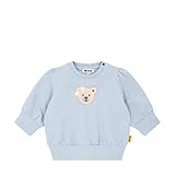 Steiff Sweatshirt EU Größe 86 Chambray Blue, Langarm-Sweatshirt, Longsleeve für Kinder, Pullover...