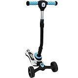 Cox Swain Kinder Roller Scooter FLEX3, Frontlicht, LED Leucht-Rollen, höhenverstellbar, faltbar,...