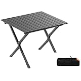 Tragbarer, faltbarer Campingtisch mit Tragetasche, vielseitiger Picknick- und Grill-Eierrolltisch...