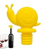 Kustimantu Champagnerverschluss in Schneckenform, Weinflaschenverschluss – Bunte...