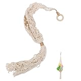 Veemoon Makramee Obstkorb Hängend Handgefertigter Baumwoll seil Gemüse Aufbewahrungskorb...