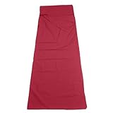 Seidenschlafsackbezug – extra breites und atmungsaktives Reiseblatt | niedrig für die...