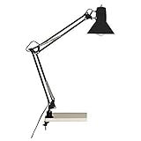 BRILLIANT Lampe, Hobby Schreibtischklemmleuchte schwarz, Metall, 1x A60, E27, 40W,Normallampen...