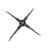 Yunseity 4 Vane/Wing 3D -Hologramm -Projektoruhrfunktion für Kinos, 19,7 Zoll Displaygröße...