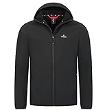 Höhenhorn Alpberg Herren leichte Softshell Jacke Outdoor Schwarz Gr. XL