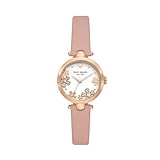 Kate Spade New York Damen-Armbanduhr „Holland“ mit DREI Zeigern aus roségoldfarbenem Edelstahl,...
