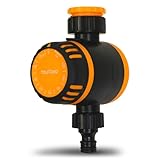 YourCasa Bewässerungsuhr MECHANISCH mit Filter [120 Min] - Zeitschaltuhr mit Schlauchkupplung zur...