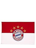 FC Bayern München Hissfahne Logo Rot/Weiß