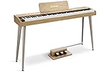 Donner DDP-60 88 Tasten Digital Piano für Anfänger, Elektrisches Keyboard mit anschlagdynamischen...