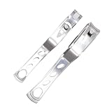 MERRYHAPY 4 Stück Teiliges Nagelknipser Edelstahl Ergonomisch Langlebig für Maniküre Pediküre...